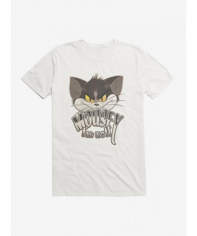 Tom And Jerry Retro Smiling Cat Print T-Shirt for Men