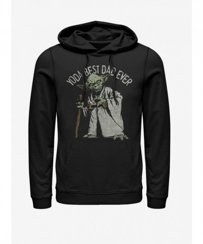 Star Wars Green Dad Hoodie for Men - Black