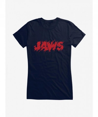 Jaws Classic Thrash Script T-Shirt for Girls
