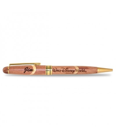 Arribas Personalizable Walt Disney World Pen - Elegantly Crafted Wood Design