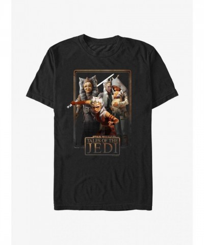 Star Wars Togruta Family Poster Tee - Black Men's