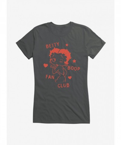 Betty Boop Stars and Hearts Junior Girls Cotton T-Shirt