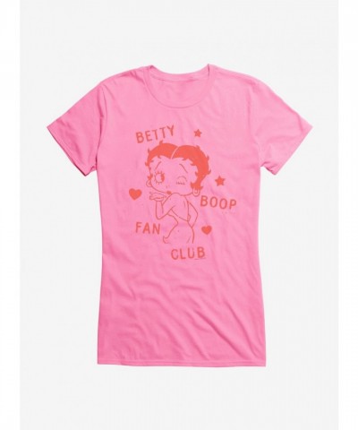 Betty Boop Stars and Hearts Junior Girls Cotton T-Shirt