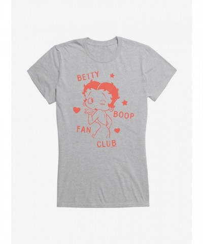 Betty Boop Stars and Hearts Junior Girls Cotton T-Shirt