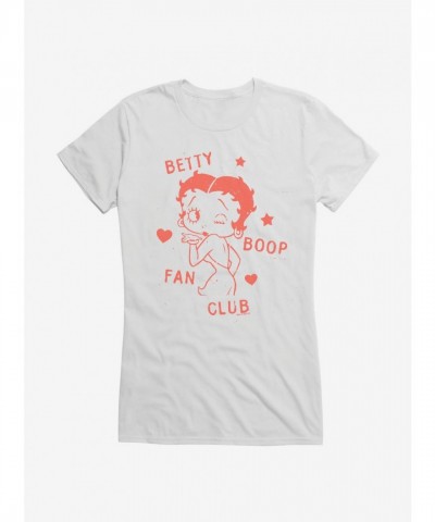 Betty Boop Stars and Hearts Junior Girls Cotton T-Shirt