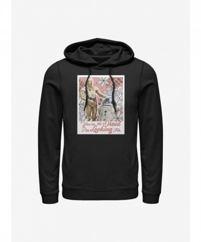 Star Wars Droid Black Hoodie for Men