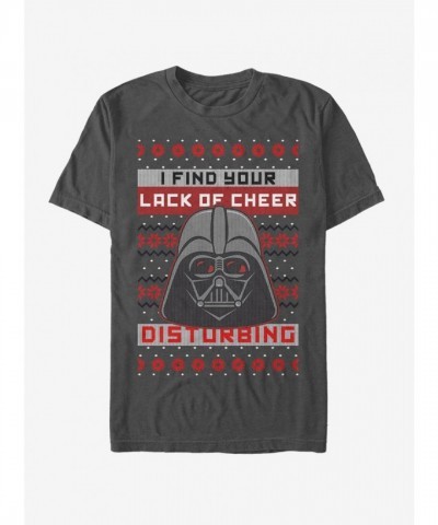 Star Wars Darth Vader Unisex Grey T-Shirt - Unique Christmas Design