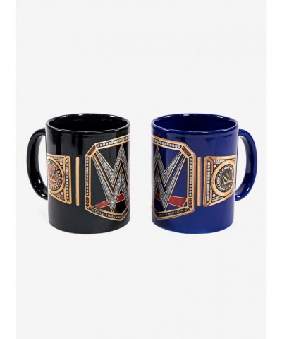 WWE Coffee Maker With Customizable Brewing & Two Championship Mugs