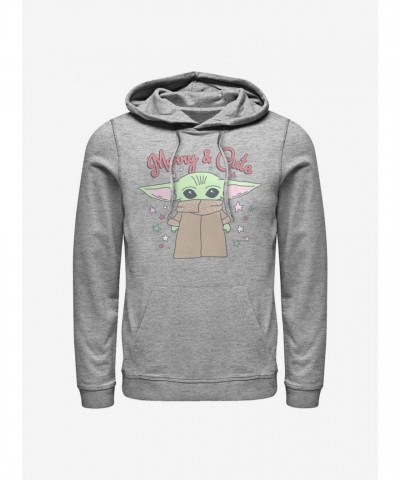Merry Mandalorian Child Hoodie - Grey Unisex Casual Wear