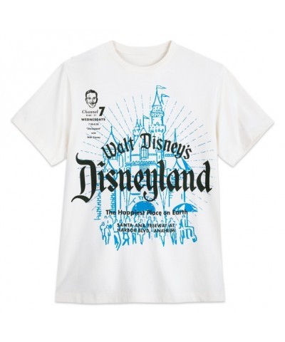 Walt Disney's Vintage Disneyland T-Shirt for Adults - Disney100 Celebration