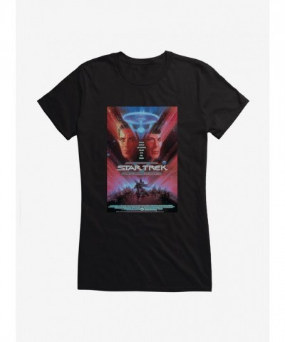 Star Trek Girls T-Shirt: Lightweight Cotton Poster Tee for Juniors