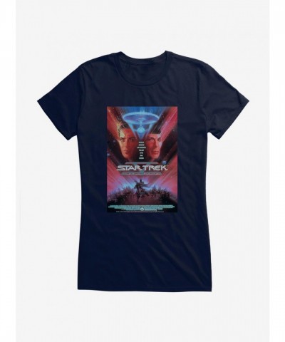 Star Trek Girls T-Shirt: Lightweight Cotton Poster Tee for Juniors