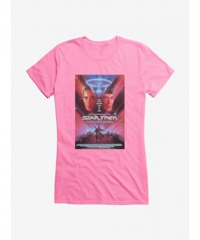 Star Trek Girls T-Shirt: Lightweight Cotton Poster Tee for Juniors