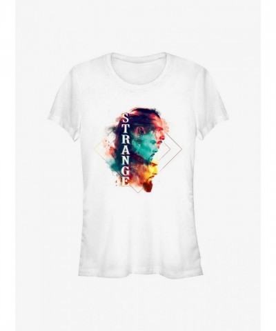 Marvel's Dr. Strange Trio Graphic Tee for Girls - White