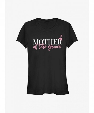 Disney Minnie Mouse Junior Mother of the Groom Tee - Black