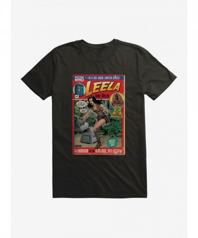 Doctor Who Leela She Devil Graphic Tee - Black Men's Size
