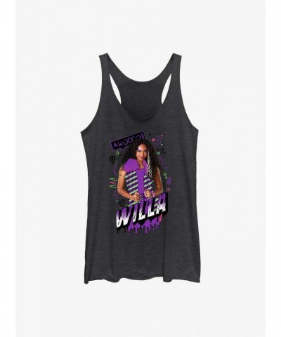 Disney Willa Wolf Zombies Junior Tank Top - Black