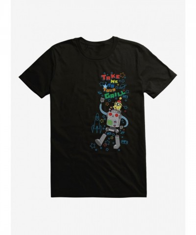 SpongeBob SquarePants Grilling Adventure Men's Cotton T-Shirt