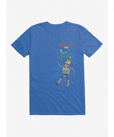SpongeBob SquarePants Grilling Adventure Men's Cotton T-Shirt