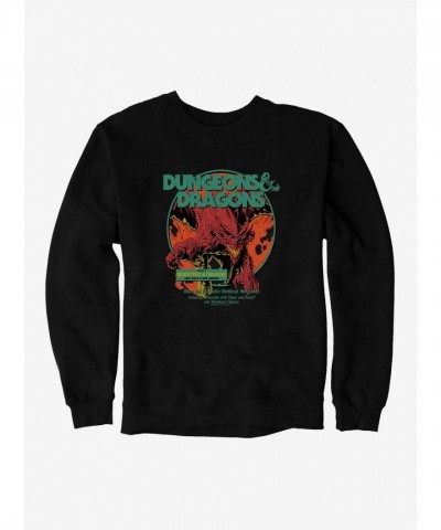 Dungeons & Dragons Monsters & Treasure Unisex Sweatshirt - Black