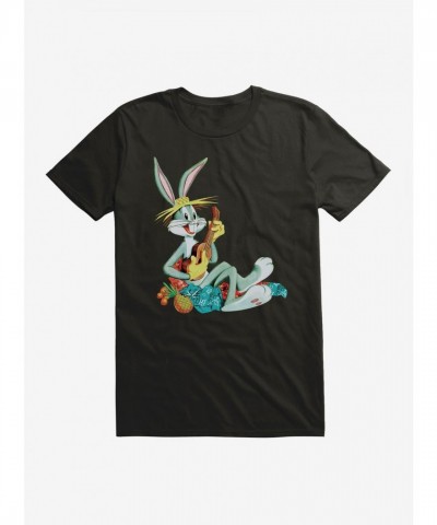 Looney Tunes Men's Soft Bugs Bunny Living His Best Life T-Shirt