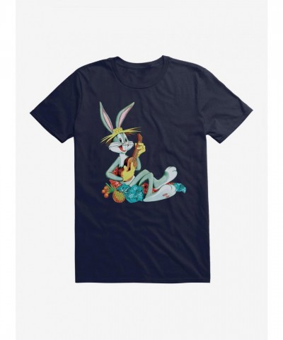 Looney Tunes Men's Soft Bugs Bunny Living His Best Life T-Shirt