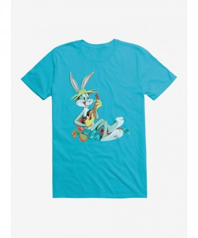 Looney Tunes Men's Soft Bugs Bunny Living His Best Life T-Shirt