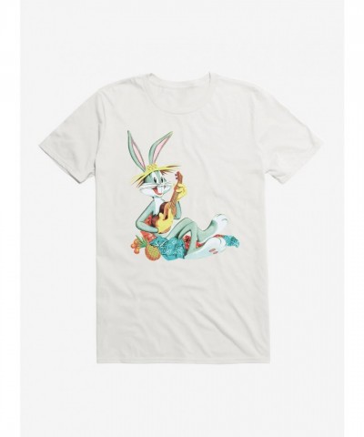 Looney Tunes Men's Soft Bugs Bunny Living His Best Life T-Shirt