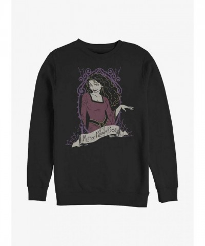 Disney's Mother Knows Evil Unisex Sweatshirt - Black