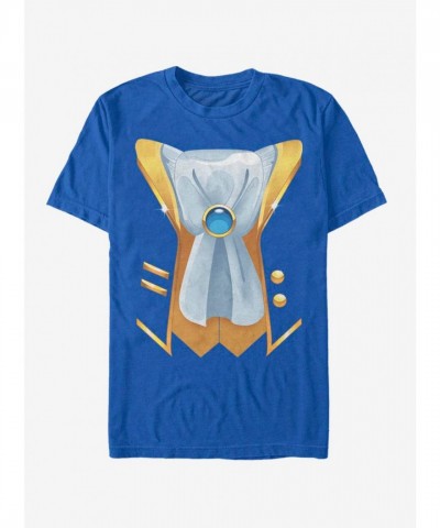 Beauty and the Beast Beast Coat T-Shirt for Men - Blue, Lightweight Cotton