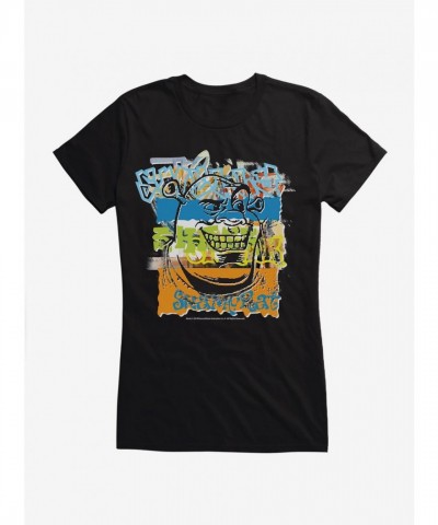 Shrek Graffiti Art for Girls - Lightweight Cotton T-Shirt