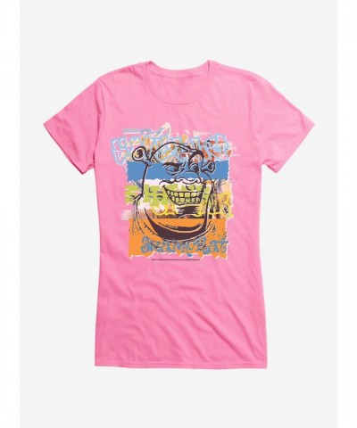 Shrek Graffiti Art for Girls - Lightweight Cotton T-Shirt