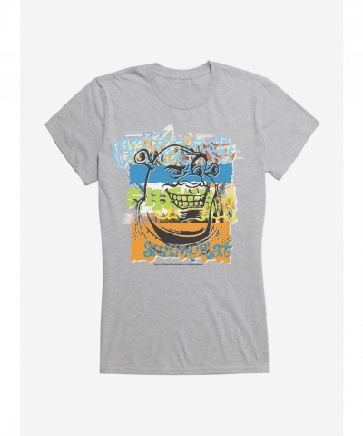 Shrek Graffiti Art for Girls - Lightweight Cotton T-Shirt