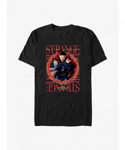 Marvel No Way Home Doctor Strange Spider-Man T-Shirt - Men's Black
