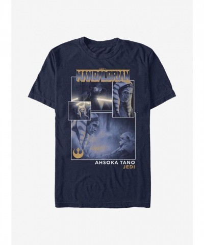 Star Wars Mandalorian Ahsoka T-Shirt - Blue Men's