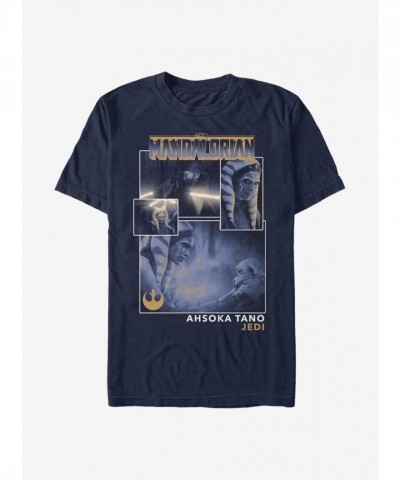 Star Wars Mandalorian Ahsoka T-Shirt - Blue Men's