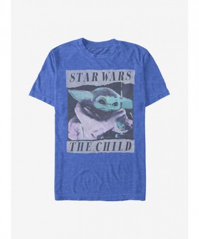 Star Wars Mandalorian Grungy Child Graphic Tee for Men