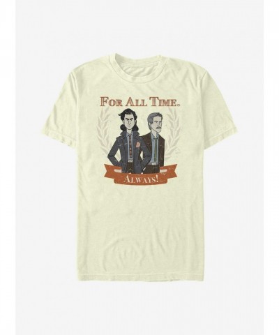 Marvel Loki Eternal Time T-Shirt - Men's Beige