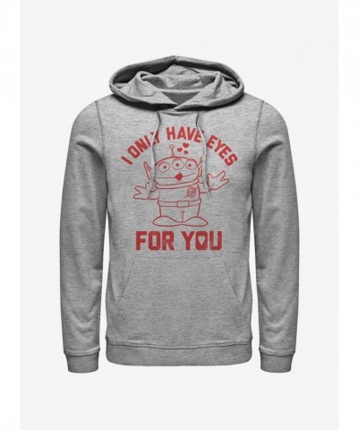 Disney Toy Story Eyes Hoodie for Men - Grey Comfortable Blend