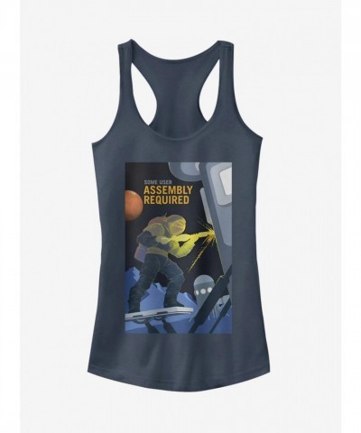 NASA Girls Blue Mars Exploration Tank Top
