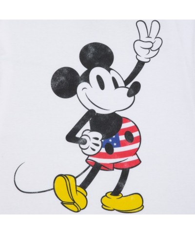 Mickey Mouse Vintage Americana Peace T-Shirt for Kids