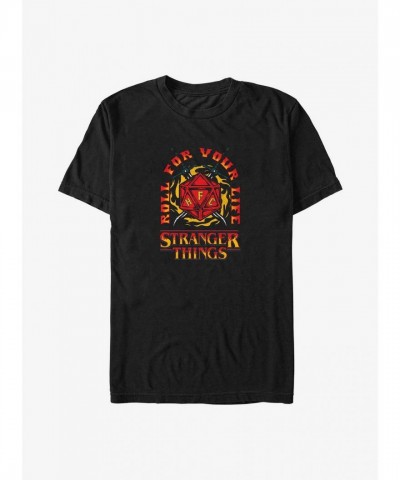Stranger Things Inspired Big & Tall Black T-Shirt
