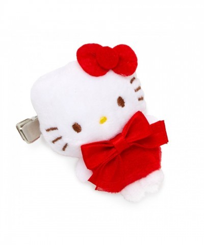 Hello Kitty Plush Hair Clip with Bow Detail for Girls