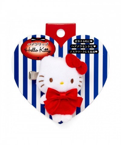 Hello Kitty Plush Hair Clip with Bow Detail for Girls
