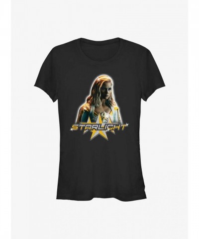The Boys Starlight Girls T-Shirt - Black Cotton Tee