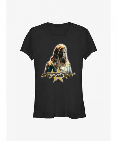 The Boys Starlight Girls T-Shirt - Black Cotton Tee