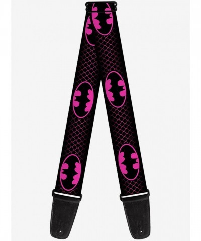 Batman Shield Chainlink Guitar Strap by Buckle-Down - USA Made Adjustable for All