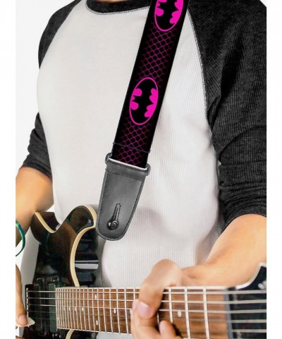 Batman Shield Chainlink Guitar Strap by Buckle-Down - USA Made Adjustable for All