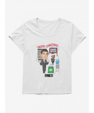 Dunder Mifflin Plus Size Scoop Neck Tee for Women