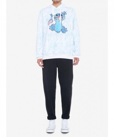 Disney Lilo & Stitch Vibrant Climbing Tie-Dye Unisex Hoodie